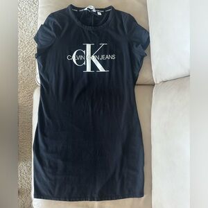 Calvin Klein Logo Tee Dress